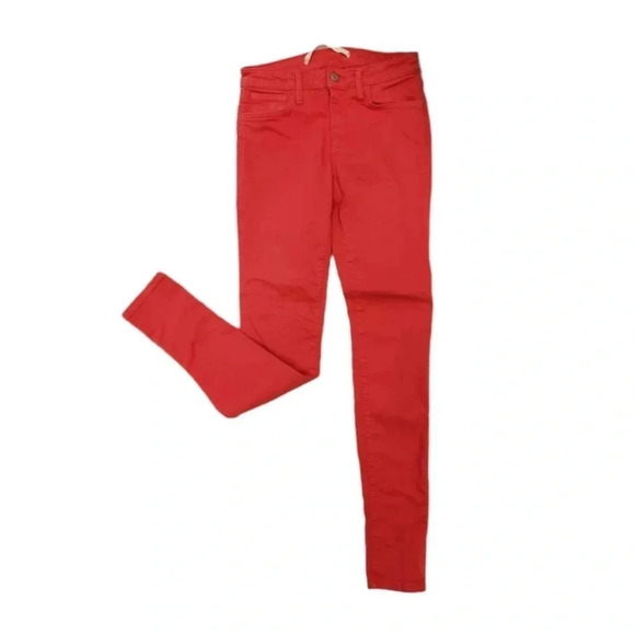 Joe’s Jeans  “The Skinny Hot Pink” Skinny Pink/Coral Jeans Size 26 - Picture 4 of 10